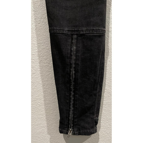 MOTHER Denim Black The Speedster Zip Jeans - Picture 9 of 10